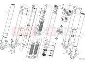 DUCATI 2017 Superbike 1299 Panigale FRONT FORK [MOD:1299;XST:AUS,EUR,FRA,JAP]