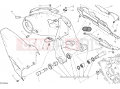 DUCATI 2017 Superbike 1299 Panigale FORCELLONE POSTERIORE [MOD:1299]