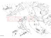 DUCATI 2017 SuperSport FOOTRESTS, RIGHT [MOD:SS 939]