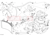 DUCATI 2017 SuperSport S COOLING SYSTEM [MOD:SS 939 S]