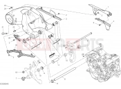 DUCATI 2017 SuperSport S FORCELLONE POSTERIORE [MOD:SS 939 S]