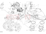DUCATI Diavel Carbon THROTTLE BODY [MOD:DVLC]