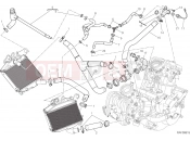 DUCATI Diavel Carbon COOLING CIRCUIT [MOD:DVLC]