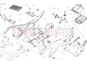 DUCATI 2018 XDiavel S REAR FRAME COMP. [MOD:XDIAVELS]