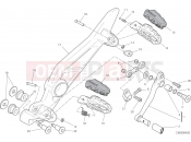 DUCATI 2018 Hypermotard 939 SP FOOTRESTS, LEFT [MOD:HYM939SP]