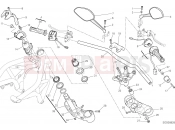 DUCATI 2018 Monster 1200 HANDLEBAR AND CONTROLS [MOD:M 1200]