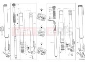 DUCATI 2018 Multistrada 1200 Enduro FRONT FORK [MOD:MS1200E]