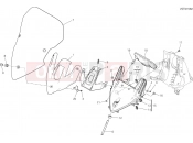 DUCATI 2018 Multistrada 1200 Enduro WINDSHIELD [MOD:MS1200E;XST:AUS,EUR,GSO,JAP,ROK]
