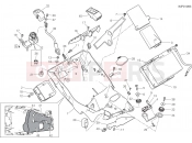 DUCATI 2018 Multistrada 1260 PikesPeak BATTERY HOLDER [MOD:MS1260PP]