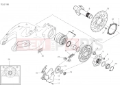 DUCATI 2018 Multistrada 1260 S HUB, REAR WHEEL [MOD:MS1260S]