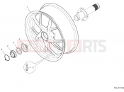 DUCATI 2018 Multistrada 1260 S REAR WHEEL [MOD:MS1260S]