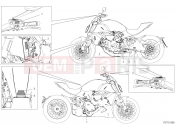 DUCATI 2019 Diavel POSITIONING PLATES [MOD:DVL1260;XST:JAP]