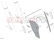 DUCATI 2019 Hypermotard 950 FRONT MUDGUARD [MOD:HYM 950]