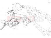 DUCATI 2019 Hypermotard 950 SP PLATE HOLDER [MOD:HYM950SP;XST:AUS,EUR,GSO]