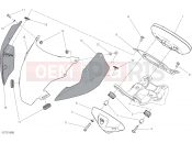DUCATI Monster 797 INSTRUMENT PANEL - COWLING [MOD:M 797+]