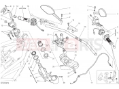 DUCATI 2019 Monster 797+ HANDLEBAR AND CONTROLS [MOD:M 797]