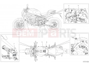 DUCATI 2019 Monster 1200 S POSITIONING PLATES [MOD:M 1200S;XST:JAP]
