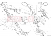 DUCATI 2019 Monster 821 HANDLEBAR AND CONTROLS [MOD:M 821]