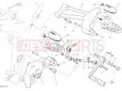 DUCATI 2019 Multistrada 950  FOOTRESTS, LEFT [MOD:MS950]