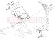 DUCATI 2019 Multistrada 1260 Enduro REAR SHOCK ABSORBER [MOD:MS1260E]