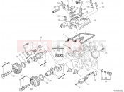 DUCATI 2019 Multistrada 1260 S D Air VERTICAL CYLINDER HEAD - TIMING [MOD:MS1260SA]