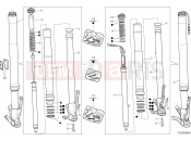 DUCATI 2019 Multistrada 1260 S D Air FRONT FORK [MOD:MS1260SA]