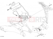 DUCATI 2019 Multistrada 950 S REAR SHOCK ABSORBER [MOD:MS950S]