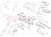 DUCATI 2019 Multistrada 950 S FOOTRESTS, LEFT [MOD:MS950S]