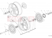 DUCATI 2019 SuperSport RUOTA ANTERIORE E POSTERIORE [MOD:SS 939]