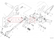 FOOTRESTS, LEFT [MOD:PANV4;XST:AUS] - Ducati Superbike Panigale V4 2019