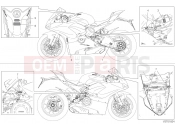 POSITIONING PLATES [MOD:PANV4;XST:JAP] - Ducati Superbike Panigale V4 2019