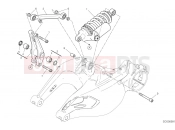 DUCATI Diavel S REAR SHOCK ABSORBER [MOD:DVL1260S]