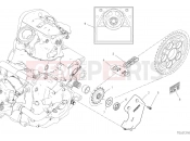 DUCATI 2020 Hypermotard 950 SP FRONT SPROCKET - CHAIN [MOD:HYM950SP]