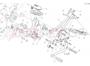 DUCATI 2020 Hypermotard 950 SP FOOTRESTS, LEFT [MOD:HYM950SP]