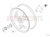 DUCATI 2020 Hypermotard 950 SP REAR WHEEL [MOD:HYM950SP]
