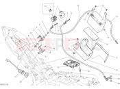 DUCATI 2020 Monster 797 BATTERY HOLDER [MOD:M 797]