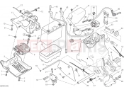 DUCATI 2020 Monster 821 BATTERY HOLDER [MOD:M 821]