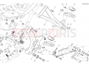 DUCATI 2020 Monster 821 FOOTRESTS, LEFT [MOD:M 821]