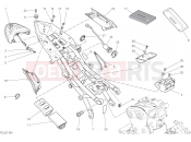 DUCATI 2020 Monster 821 Stealth REAR FRAME COMP. [MOD:M821STEA]