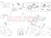 DUCATI 2020 Multistrada 1260 FRONT WIRING HARNESS [MOD:MS1260]