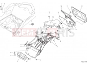 DUCATI 2020 Multistrada 1260 Enduro PLATE HOLDER [MOD:MS1260E;XST:JAP]