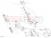 DUCATI 2020 Multistrada 1260 Enduro STEERING HEAD BASE ASSEMBLY [MOD:MS1260E]