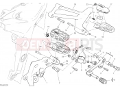 DUCATI 2020 Multistrada 1260 Enduro FOOTRESTS, LEFT [MOD:MS1260E]