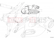DUCATI 2020 Multistrada 1260 Pikes Peak REAR SHOCK ABSORBER [MOD:MS1260PP]