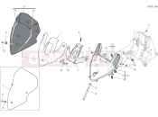 DUCATI 2020 Multistrada 1260 Pikes Peak WINDSHIELD [MOD:MS1260PP]