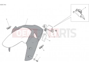 DUCATI 2020 Multistrada 1260 S FRONT MUDGUARD [MOD:MS1260S]