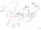 DUCATI 2020 Multistrada 1260 S D Air REAR MUDGUARD [MOD:MS1260SA]