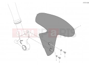 DUCATI 2020 Streetfighter V4 FRONT MUDGUARD [MOD:SFV4]