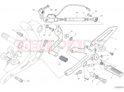 FOOTRESTS, LEFT [MOD:PANV2] - Ducati Superbike Panigale V2 2020