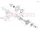 REAR WHEEL SPINDLE [MOD:PANV4] - Ducati Superbike Panigale V4 2020